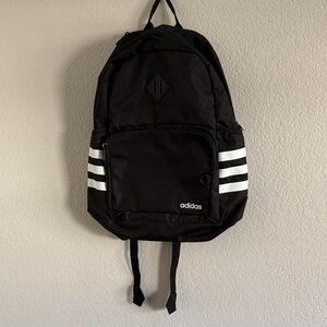 Adidas Classic Black and White Backpack - Never used